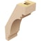 Ekena Millwork 3-inch W x 6-inch D x 10-inch H Pescadero Rough Cedar Woodgrain TimberThane Knee Brace, Primed BRCUR03X06X10PECRCPR - alternate 2